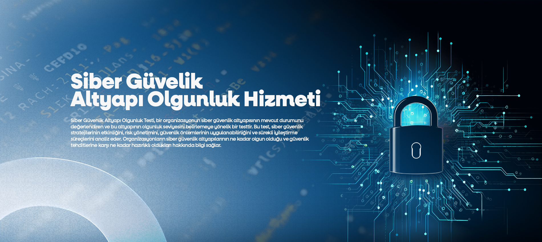 Siber Güvelik alt Yapı Olgunluk hizmeti
